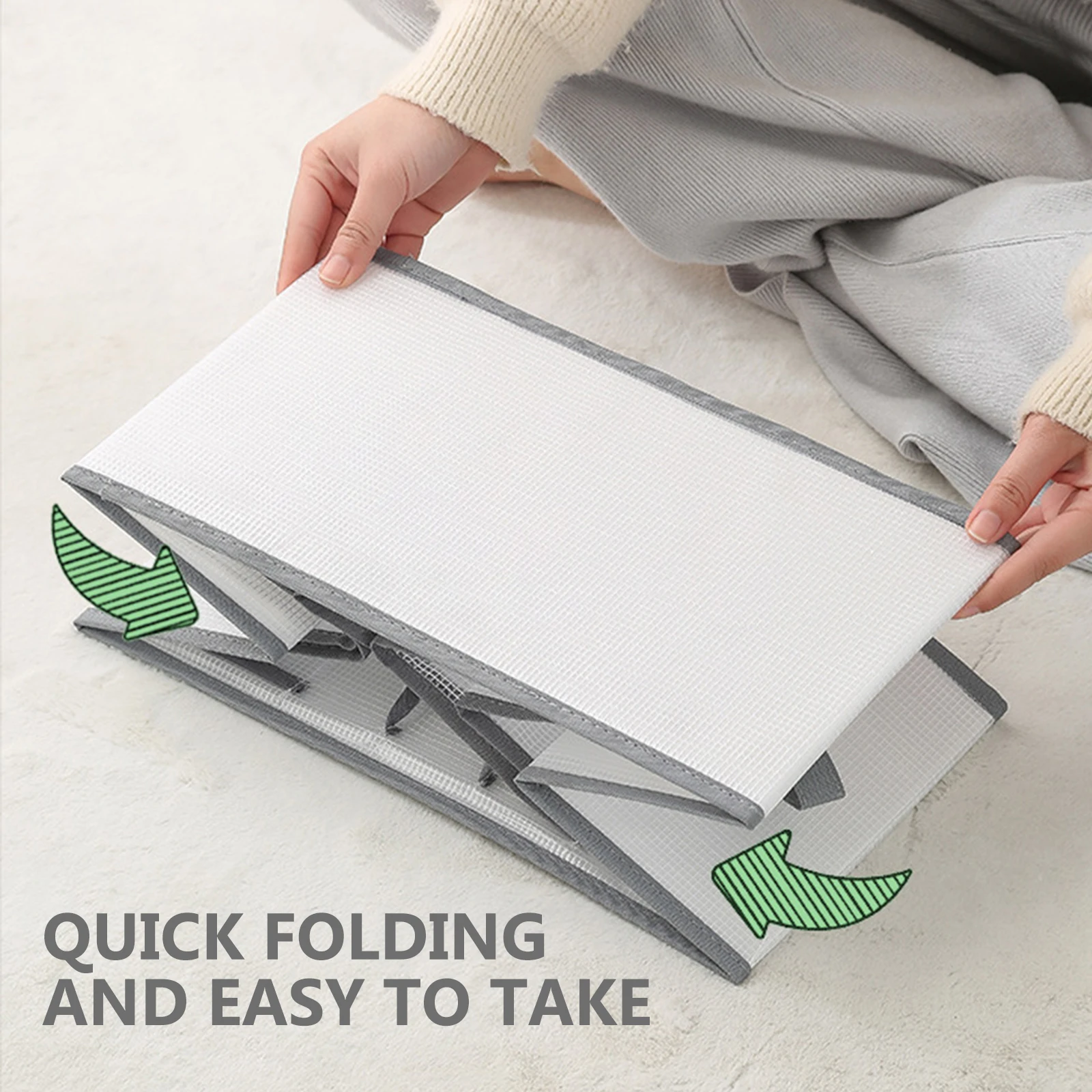 

3 Pcs Storage Box Wardrobe Drawer Organizer Boxes Dress Space-saving Clothes Organizers Nylon Organiser for Jeans