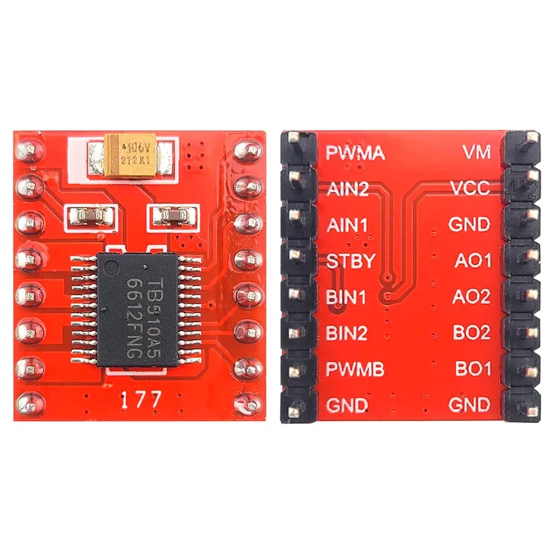 

TB6612 Motor Driver Module Dual Drive High Performance Balance Trolley Driver Module 16PIN TB6612FNG