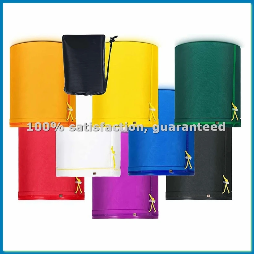 8Pcs 5 Gallon Filter Bag Ventilation Easy to Use Screen Breathable Mesh with Storage Pouch,Reusable Brew Bags Fine-A51M