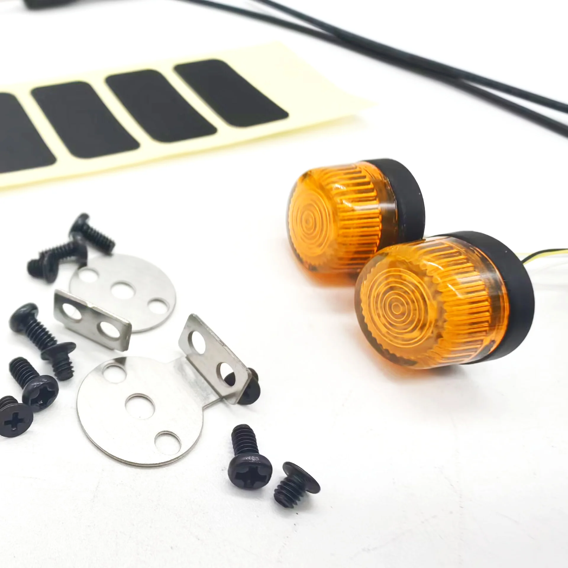 RC 1/14 LED 360 Degree Rotating Light for Tamiya Hydraulic Excavator Loader Dump Truck for SCANIA VOLVO Trailer Tipper DIY Parts
