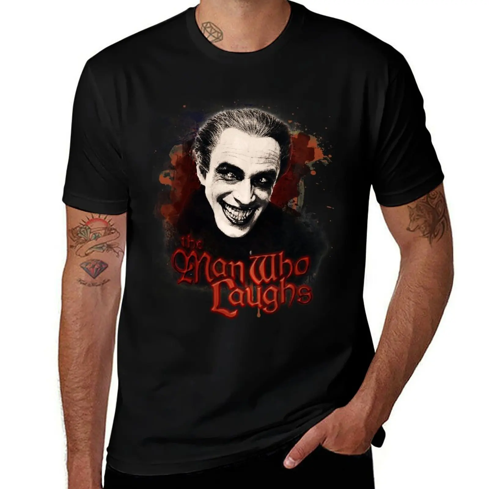 

The Man Who Laughs T-Shirt t shirts designer t shirt men 100% cotton luxury brand T-Shirt