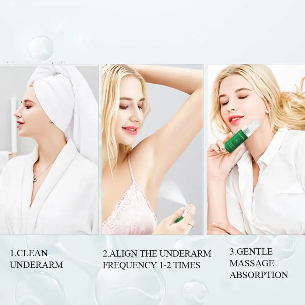 Deodorant Spray Deodorant Inhibit Underarm Odor Long-Lasting Moisture Dry Fresh Body Care Tools Portable 20Ml