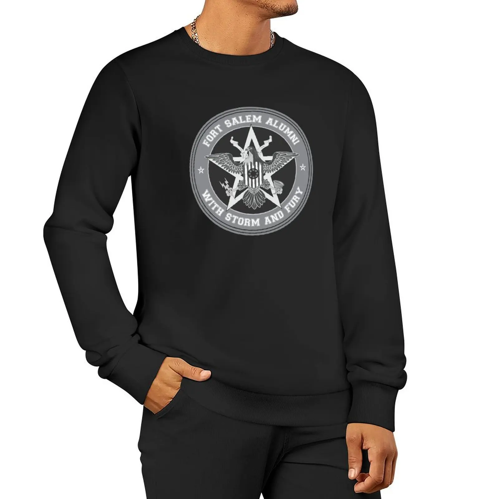 Fort Salem Alumni - With Storm And Fury Pullover Hoodie anime clothing men wear men's winter sweater aesthetic sweatshirts