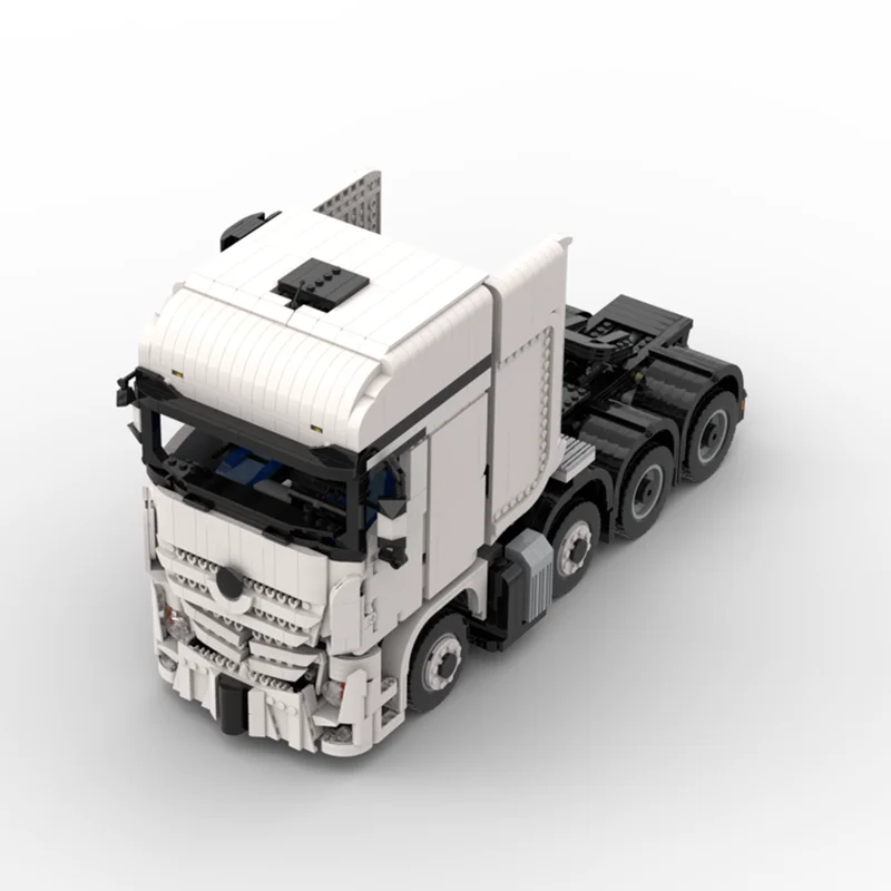 سيارة حضرية Moc قوالب بناء شاحنة وحدات 8X4 RC جرار نموذج التكنولوجيا كتل عيد الميلاد لتقوم بها بنفسك لعبة البناء هدايا العيد #4