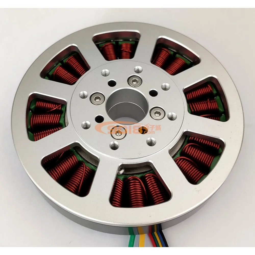 

9910 Мотор Крутящий момент 2,0 Нм Полый вал Трехфазный бесщеточный двигатель постоянного тока Диск с высоким крутящим моментом Плоский