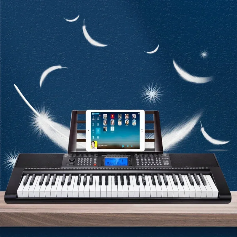 Intelligent electronic keyboard for beginner adult children and preschool teachers specialized 61key multifunctional home piano