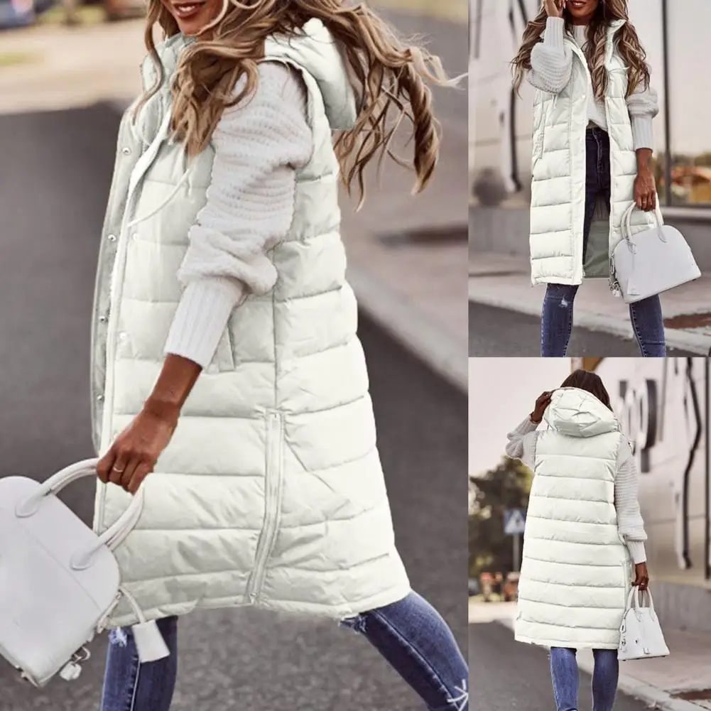 

Autumn Winter Cardigan Women 2022 New Fashion Cotton Padded Warm Thicken Long Cardigan Female Oversized Hooded Parka Jacket