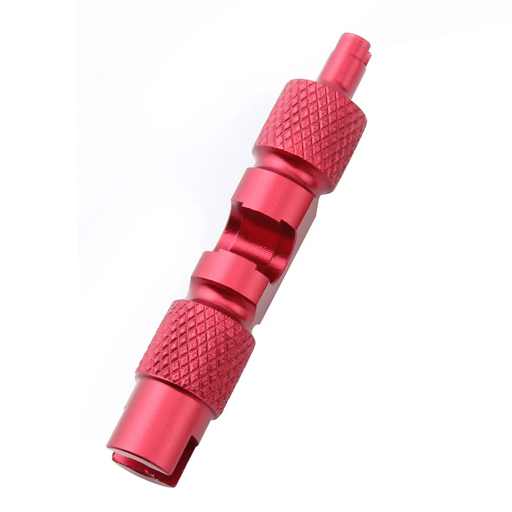 صمامات الأدوات الأساسية من سبائك الألومنيوم، طقم فم جميل، قضيب تمديد، أنبوب فرنسي بديل باللون الأحمر #1