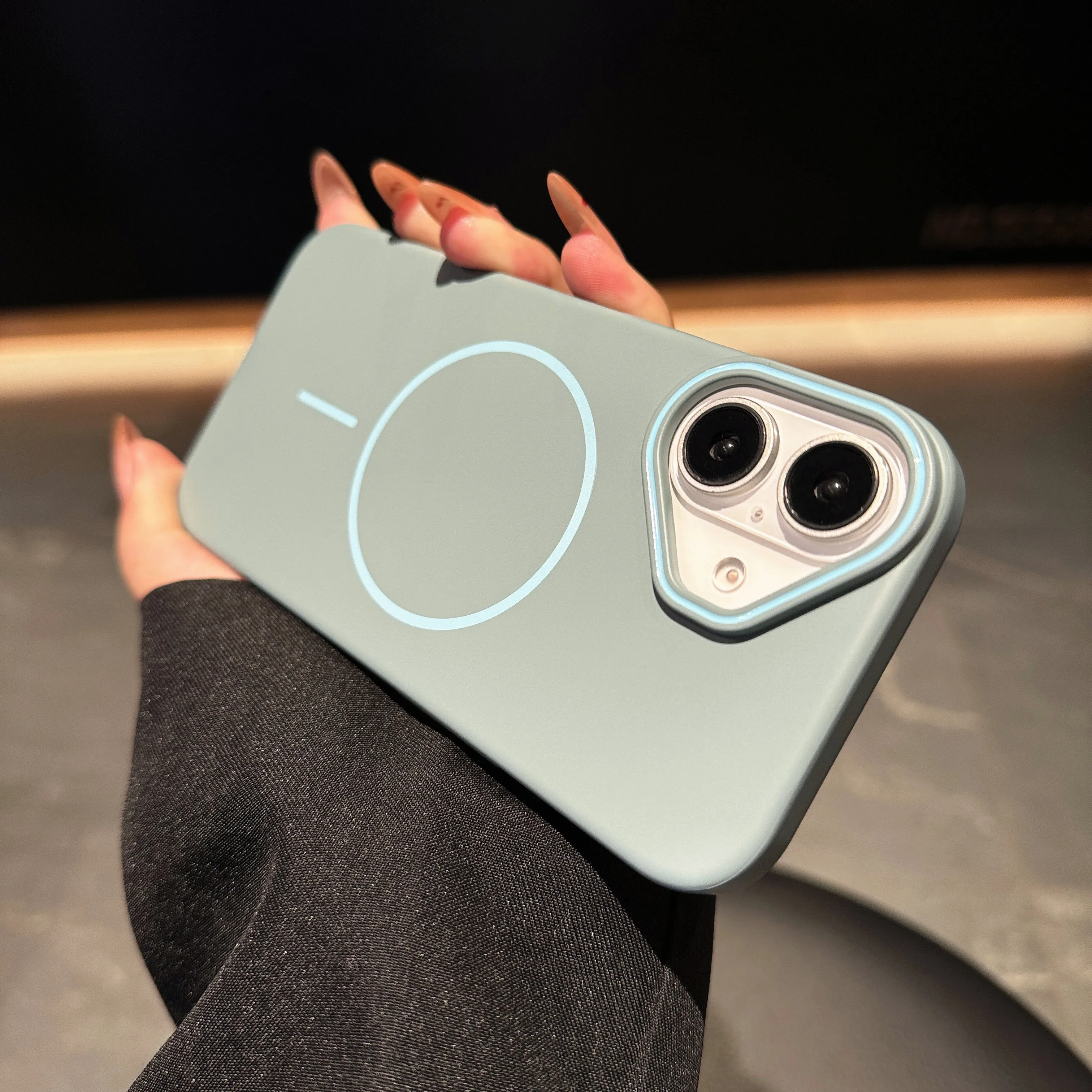 حافظة هاتف مناسبة لسلسلة iPhone 14/15/16/17، مادة الكمبيوتر، مزودة بواقيين للشاشة #6