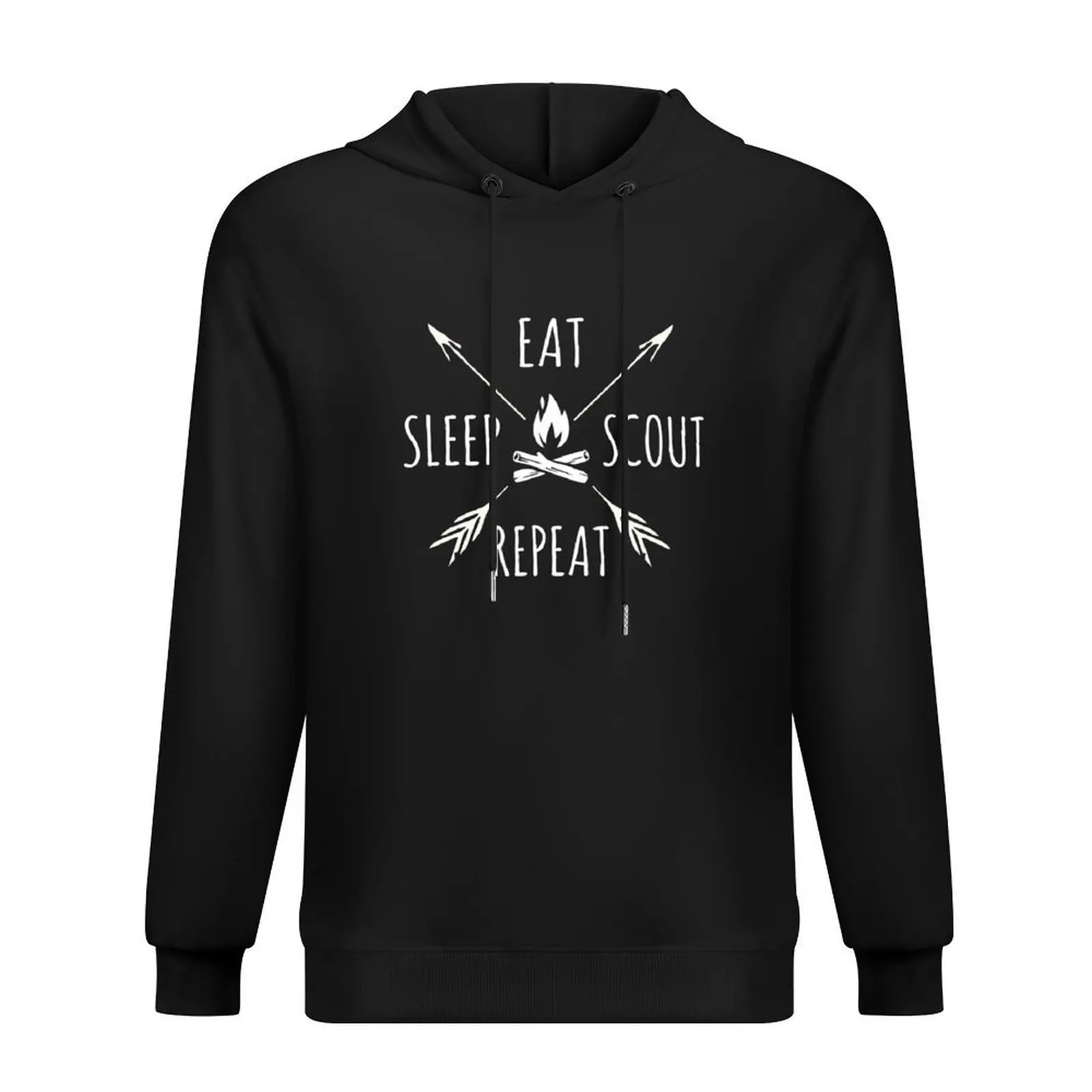 

Eat Sleep Scout Repeat Hoodie korean autumn clothes japanese style autumn mens clothing hoodie men