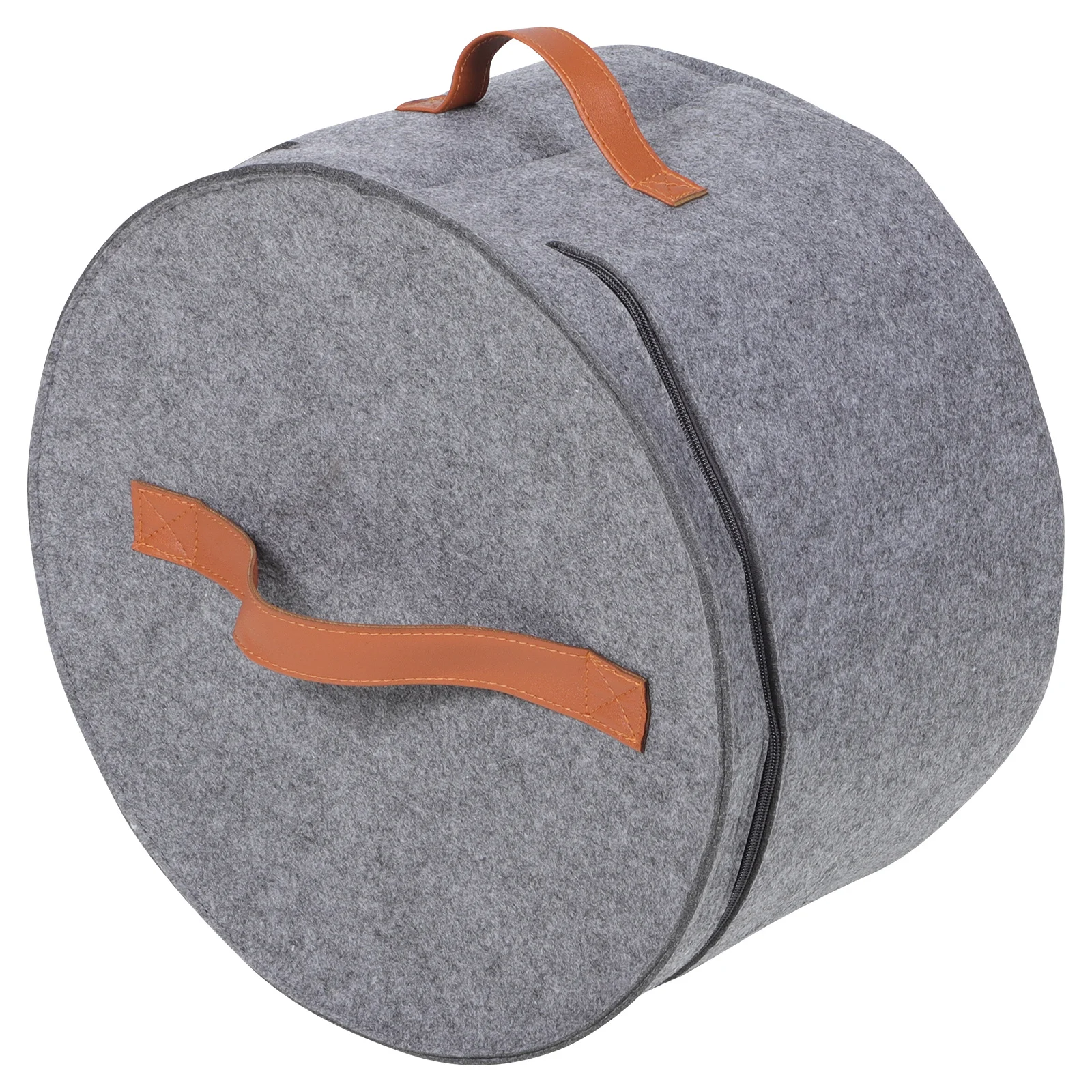 

Large Round Hat Storage Organizer Non-Woven PVC Material Clear Panel Easy Access Travel Case for Men Women Hat Holder for Trucks