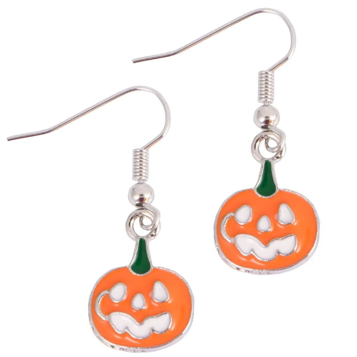 

1Set Halloween Pumpkin Earrings Hollow Carved Skull Earrings Stylish Festival Ear Decoration Halloween Props Gift