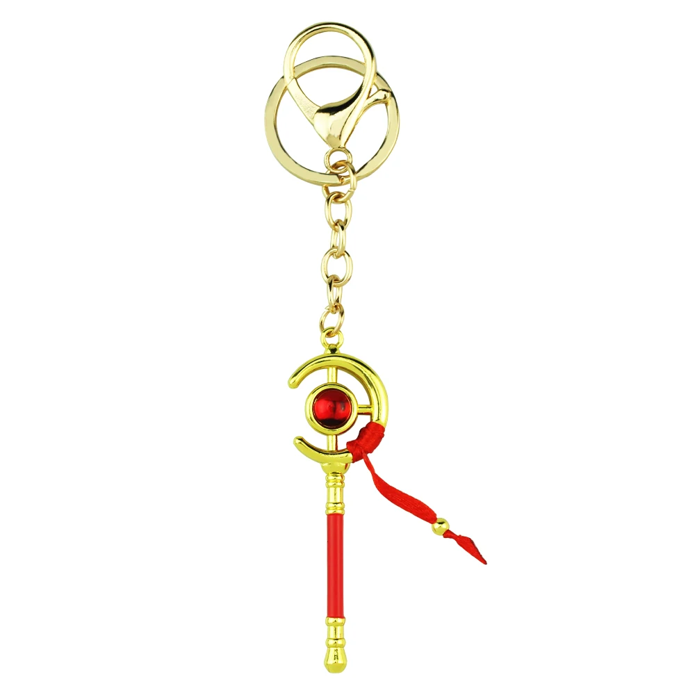 Anime Frieren At The Funeral Frieren Cosplay Key Chain Frieren Beyond Journey's End Magic Wand Keychains Bag Pendant Accessories