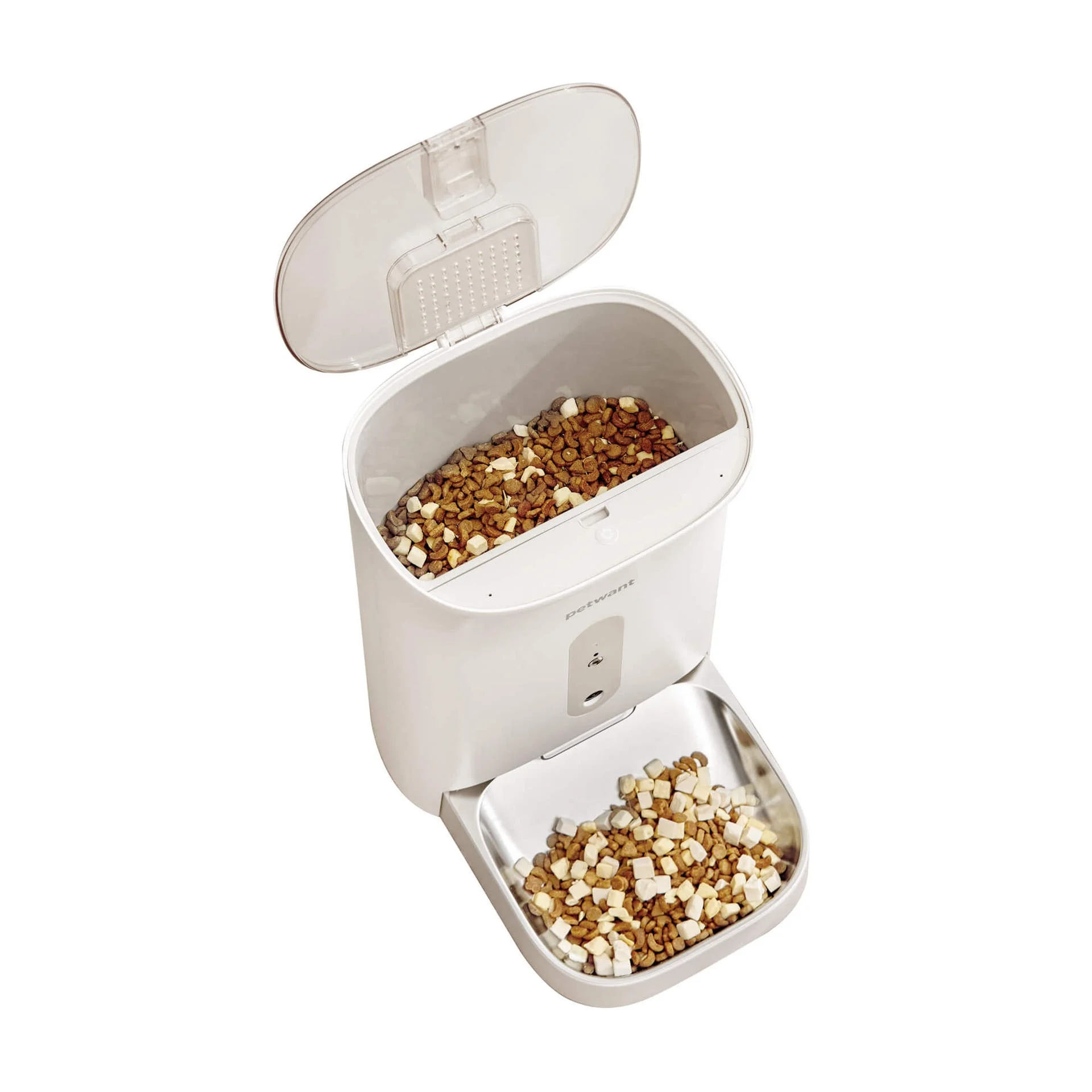 

STLF 4.5L Eco-Friendly APP Remote Timed Automatic Cat Dog Bowl Video Version Smart Pet Feeder with Charging Power Source