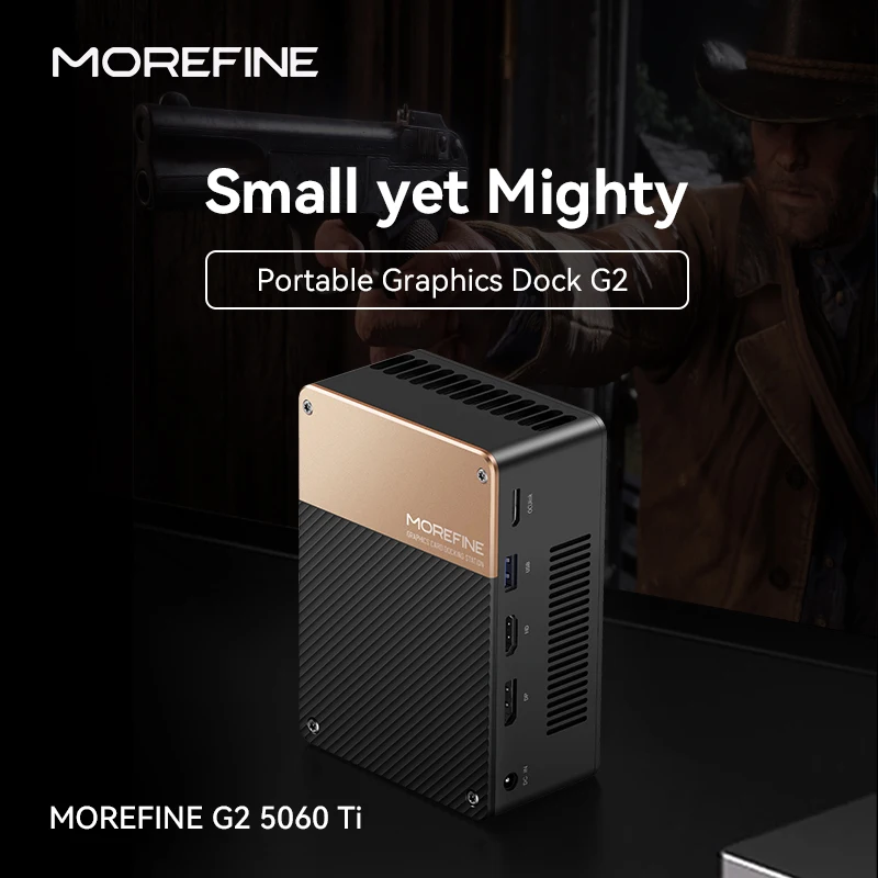 MFOREFINE G2 External GPU Dock for RTX 5060 Ti, 16GB GDDR6 Graphics Card Docking Station eGPU Enclosure