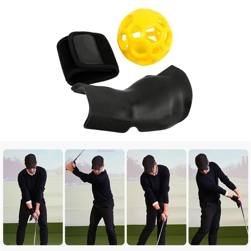 

Golf Swing Trainer Wrist Golf Swing Postures Corrector Golf Training Aids Ball Golf Training Aids for Golfers Starter 24BD