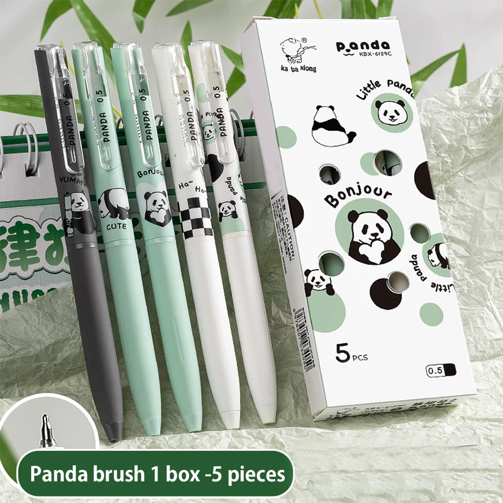 Panda lösch bar drücken neutralen Stift lösch barer Stift 0,5mm neutraler Stift thermischer Radiergummi Press stift Morandi Farb stift