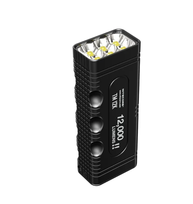 NITECORE TM12K Flashlight 12000 Lms HIGH Brightness Waterproof Hunting  USB-C Rechargeable Tactical Torch Flashlight