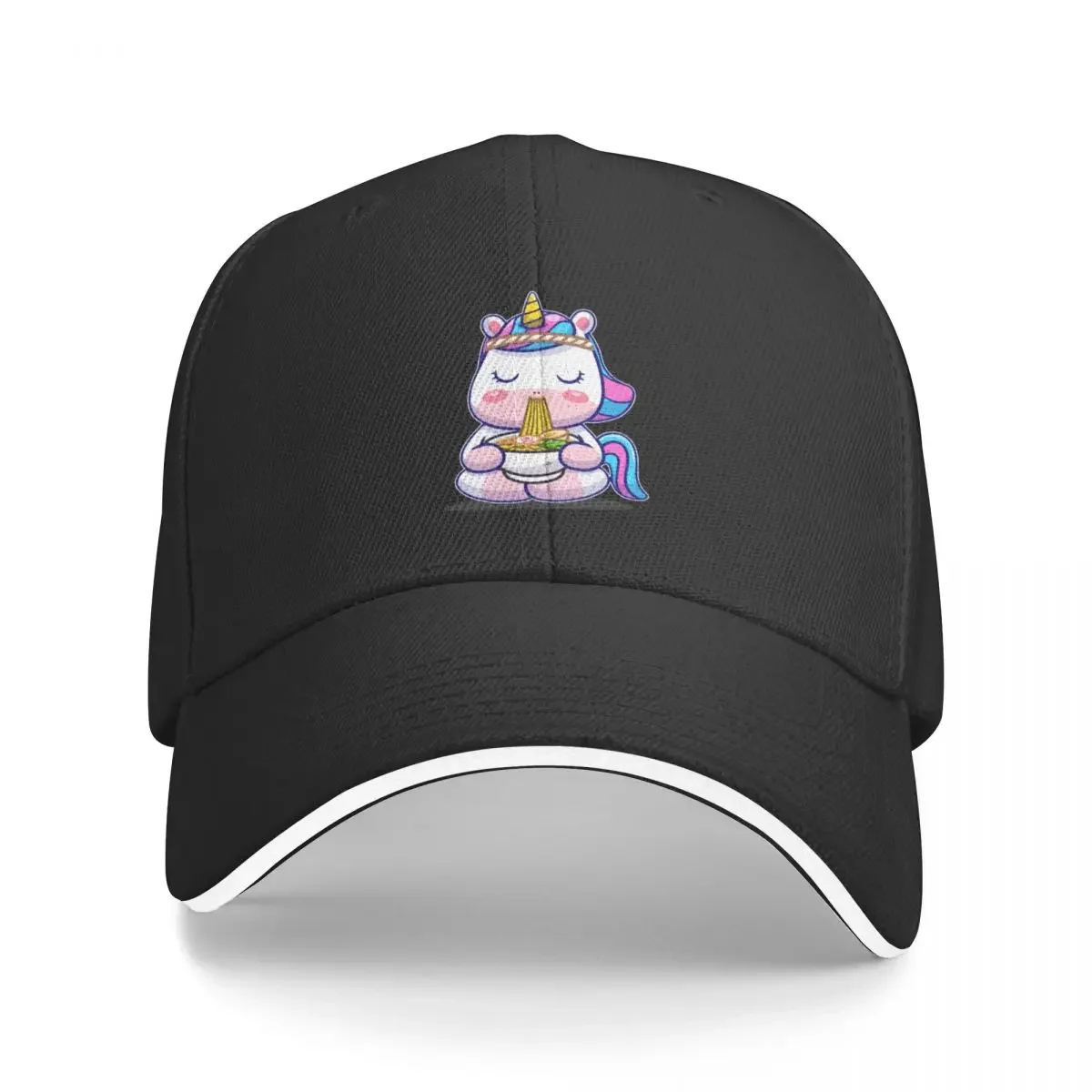 

Cute Funny unicorn I Just Really Love Ramen Anime unicron Baseball Cap custom Hat party Hat Woman Hats Men's