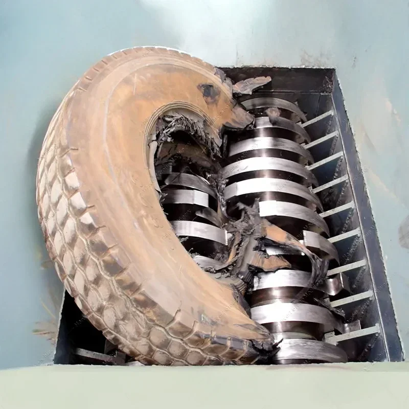 Band Shredder Plant Afval Band Recycling Metalen Schroot Shredder Machine Zware Schroot Metaal Plastic Crusher Shredder Machine