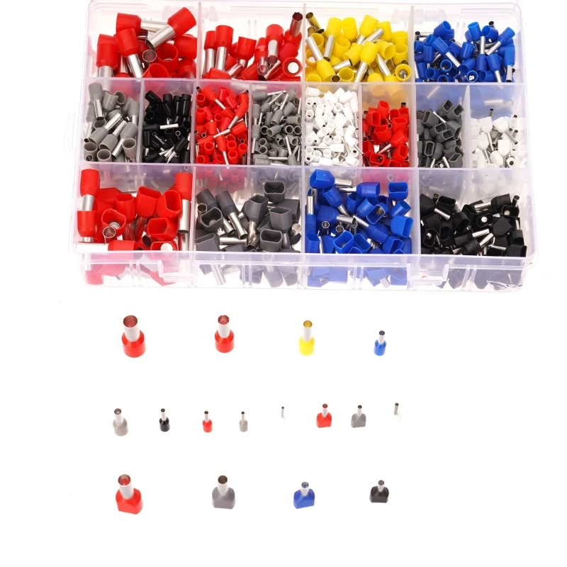 1200 Chiếc Đầu Dây Tay Dây Ferrules Lựa Chọn Mở Rộng Cho Những Người Đam Mê Thả Con Tàu