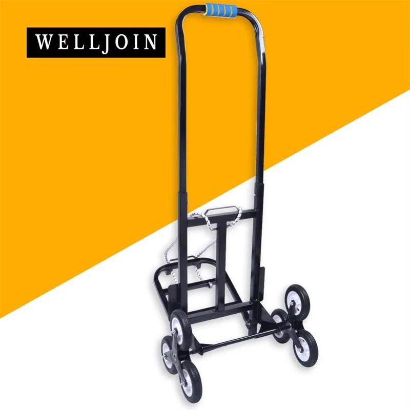 

6 Wheel Foldable Stair Cart Hand Trolley baggage Cart