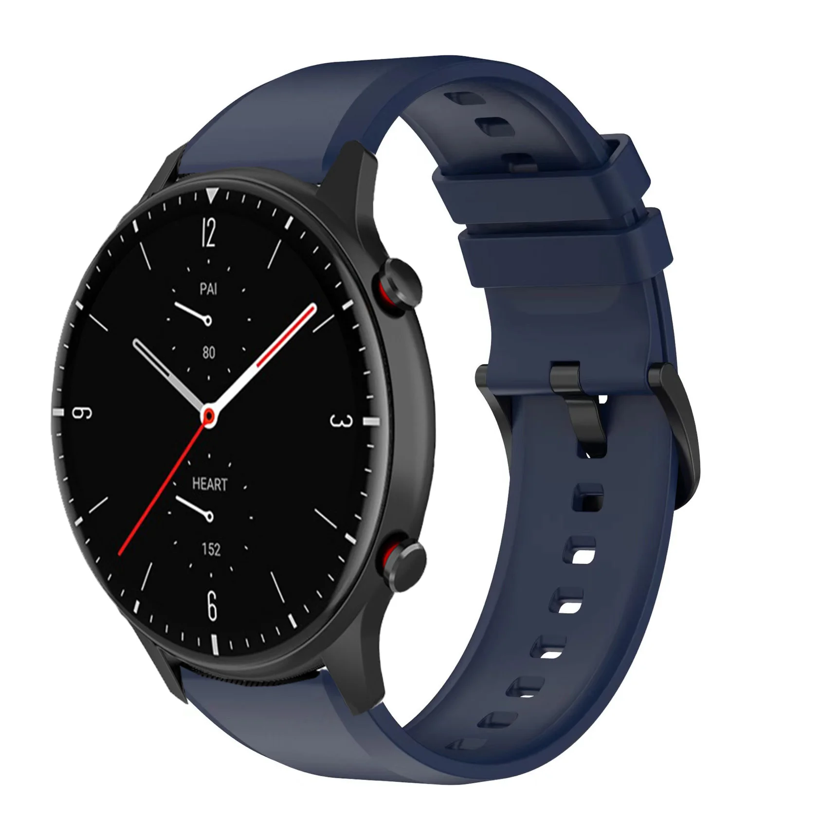 Bracelet de rechange Sport en Silicone pour montre connectée Amazfit GTR 2 2E, 22mm, 47mm/Pace/Stratos 2S 3 1