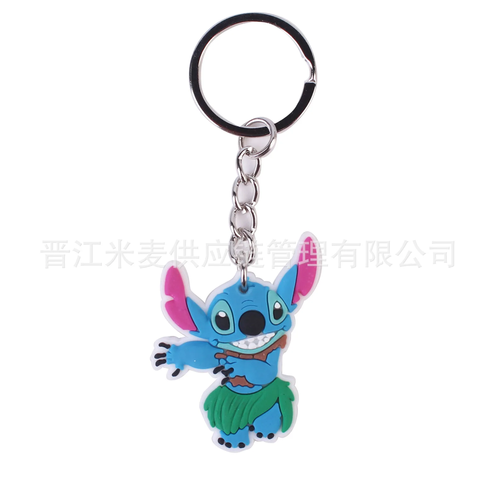 Desenhos animados anime lilo & stitch pvc boneca carros chaveiro pingente para homens e mulheres produtos decorativos universais acessório presente