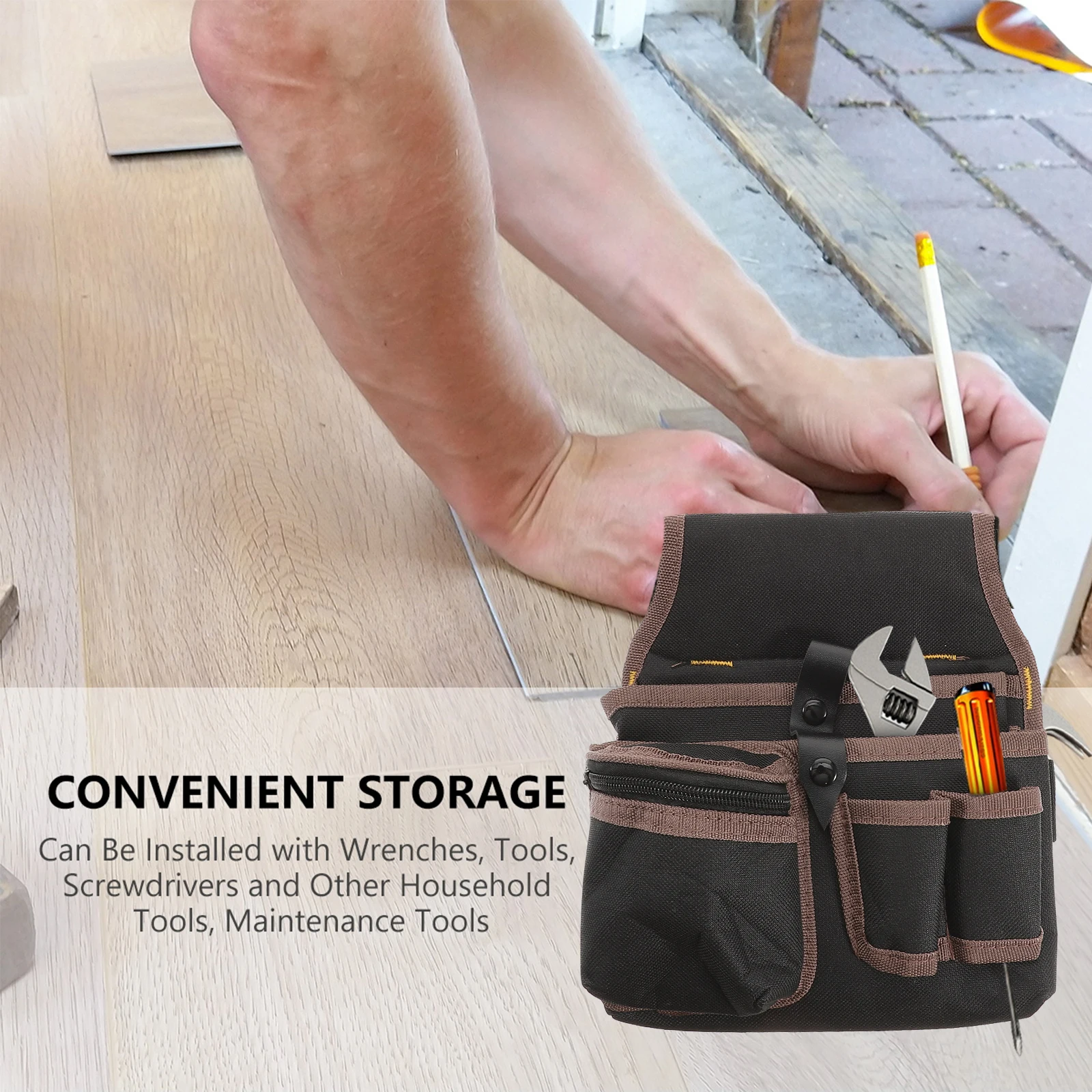Multifunctional Waist Bag Electrical Tool Bags for Men Electrician Pouch Toolbox Electricians