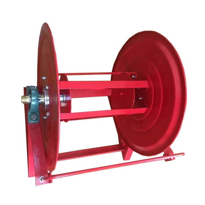 TLF – bobine de tuyau d'incendie lourde, rouleau manuel, haute pression, 60m