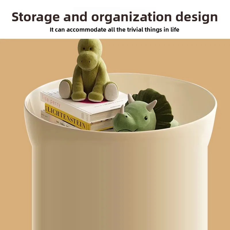 طاولة بجانب السرير فاخرة خفيفة، أريكة منزلية، رف جانبي، شرفة غرفة النوم، طاولة بلاستيكية قابلة للإزالة، طاولة قهوة