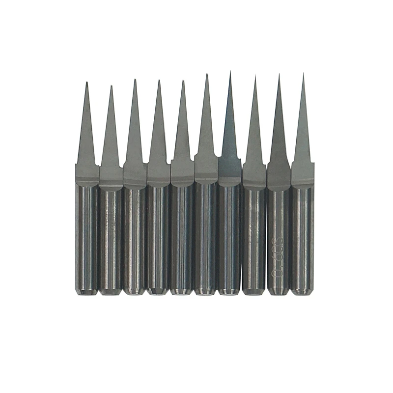 LY 10 Pcs Carbide PCB Engraving Bits CNC Router Tool Wood Router Bit CNC 20 30 Degree Shank Diameter 3.175mm