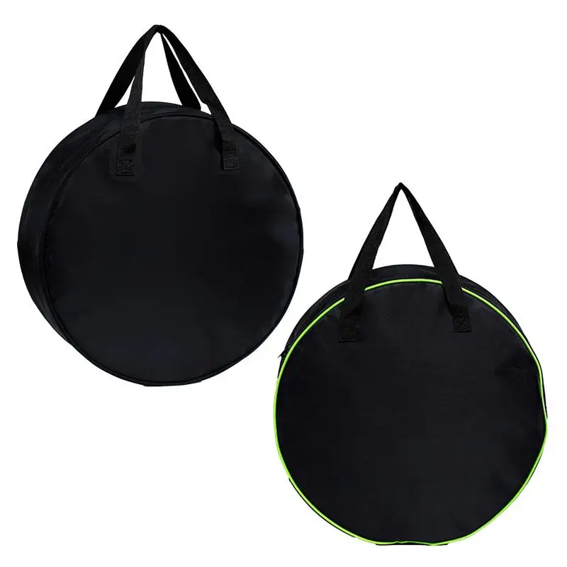 Travel Cable Organizer Bag Camping Cable Round Storage Bag Cable Organization Bag With Double Zipper Portable Cable Carrying Bag