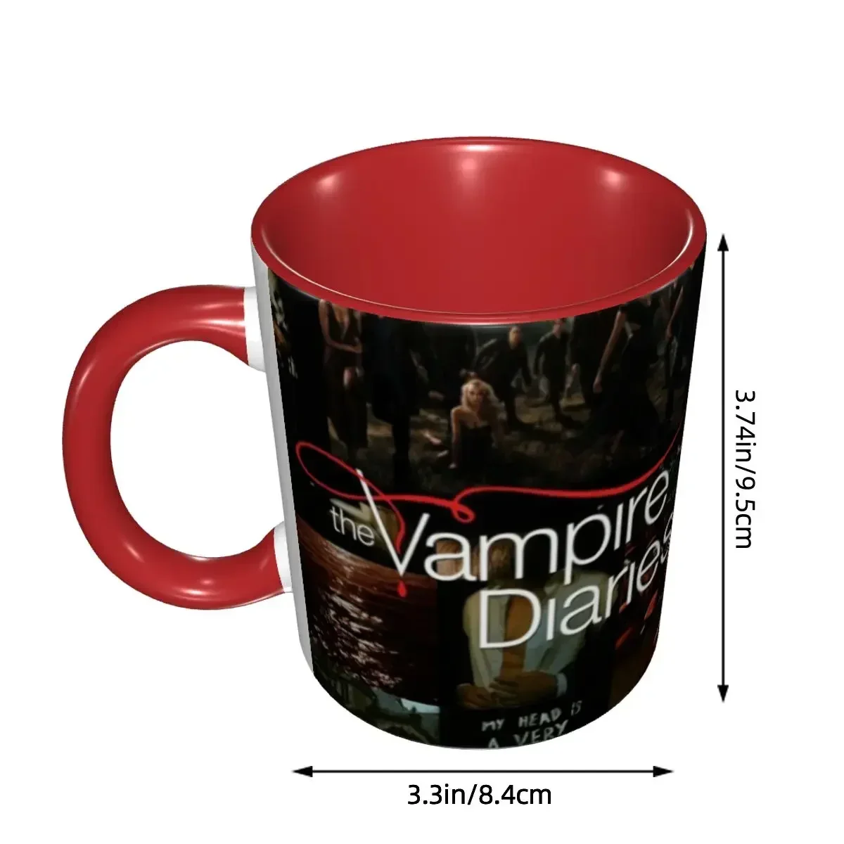 DIY The Vampire Diaries Ceramic Mug Personalized Coffee Cups Creative Present
