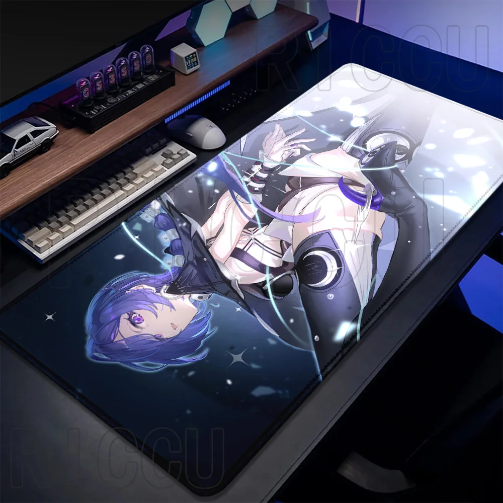 XXL Office Mats Mouse Pad Placemat Zenless Zone Zero ZZZ Promeia kawaii Anime Girl MousePad Rug