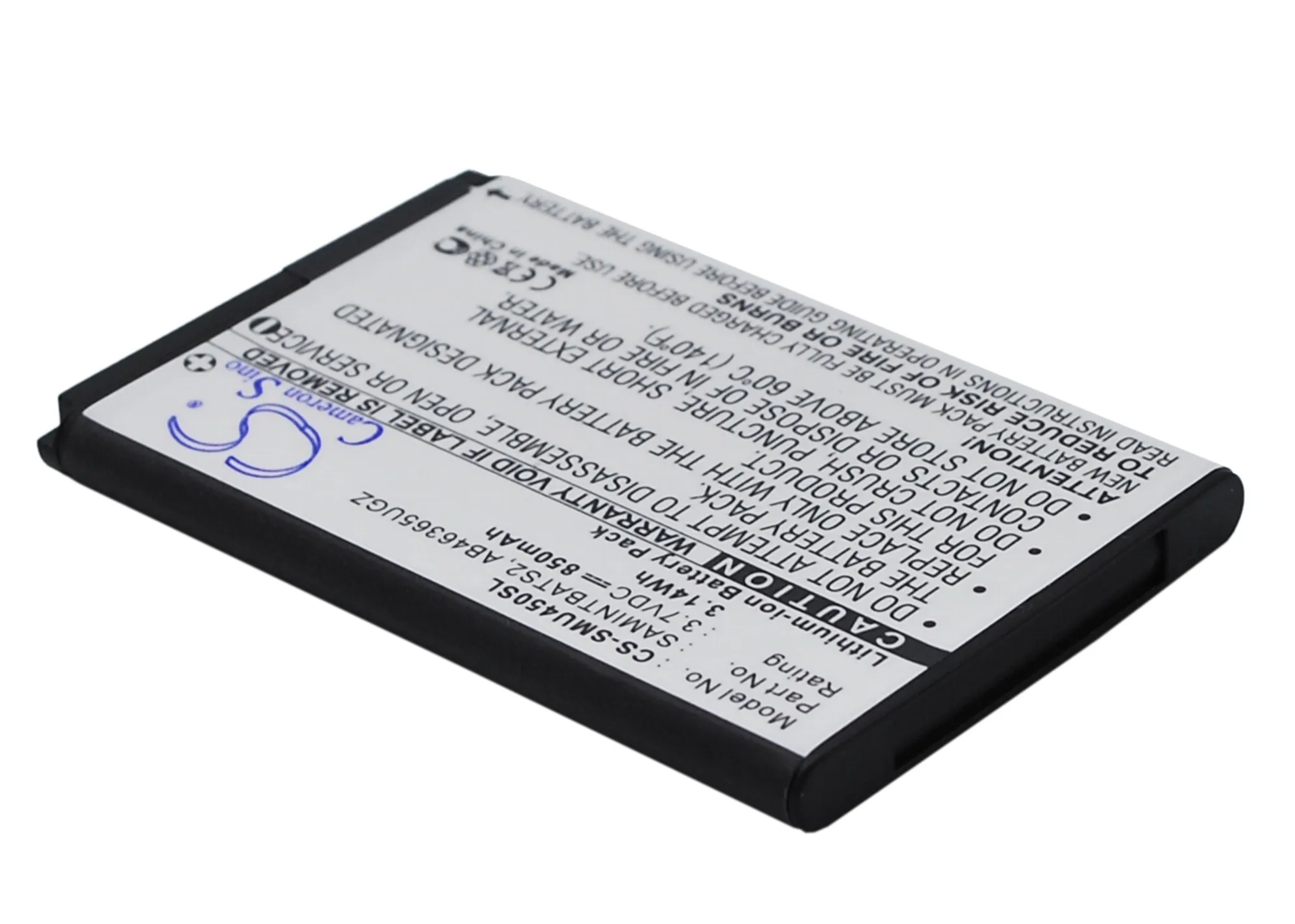CS Mobile, SmartPhone Replacement Battery For Verizon Glyde 2 SCH-U450  DoubleTake  Rogue SCH-U960 850mAh / 3.15Wh