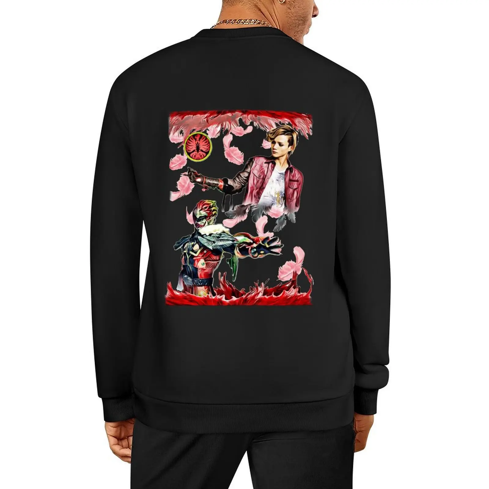 

Kamen Rider Ankh Side-by-Side (style #2) Pullover blouse autumn clothes men's clothes graphic t shirts men pullover