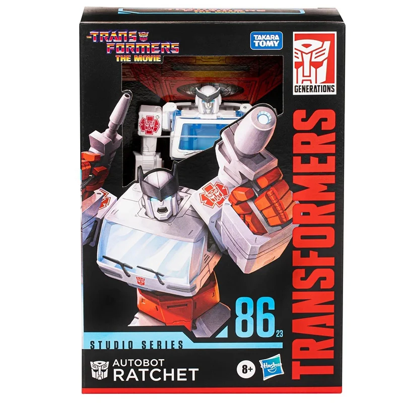 Hasbro Transformers Studio Series Ss86 23 Ratchet 18Cm Voyager Class Anime Original Action Figure Model Toy Gift Collection