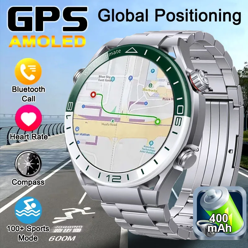 

2025 New For HUAWEI Watch Ultra Smart Watch 1.53 Inch HD AMOLED Screen NFC GPS TrackerBluetooth Call Health Monitoring Watch Men