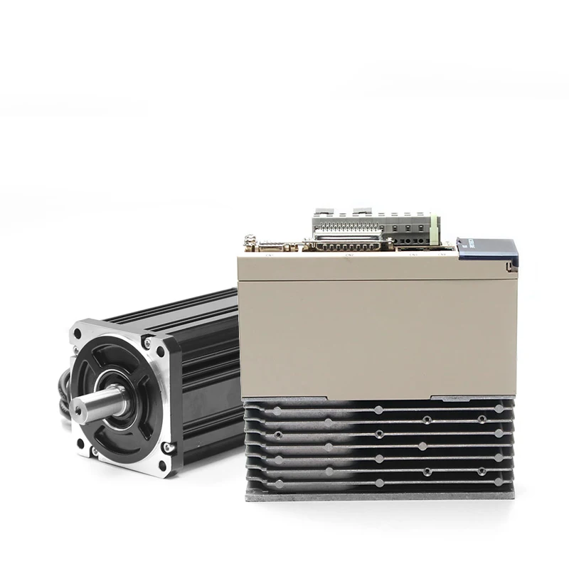 Siheng Motor Calidad CE de fábrica 90 mm Monofásico 1Kw 4Nm Servomotor CNC y Controlador de motor 220VAc para bobinadora