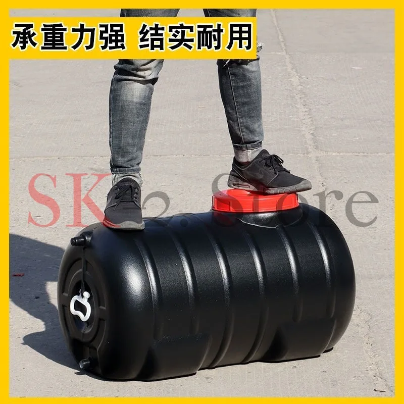 for Thickened Solar Drying Bucket Water Tank Black Outdoor Roof Household Bathing Summer Large Construction Site Sharing