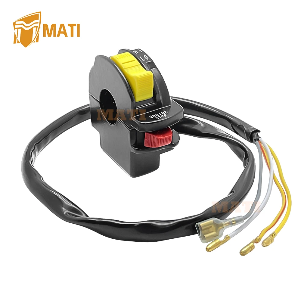 

Handlebar Control Kill Stop Headlight Switch Button for Suzuki LT250R QuadRacer 250 LT230S QuadSport 230 1985-1986 37400-19A01