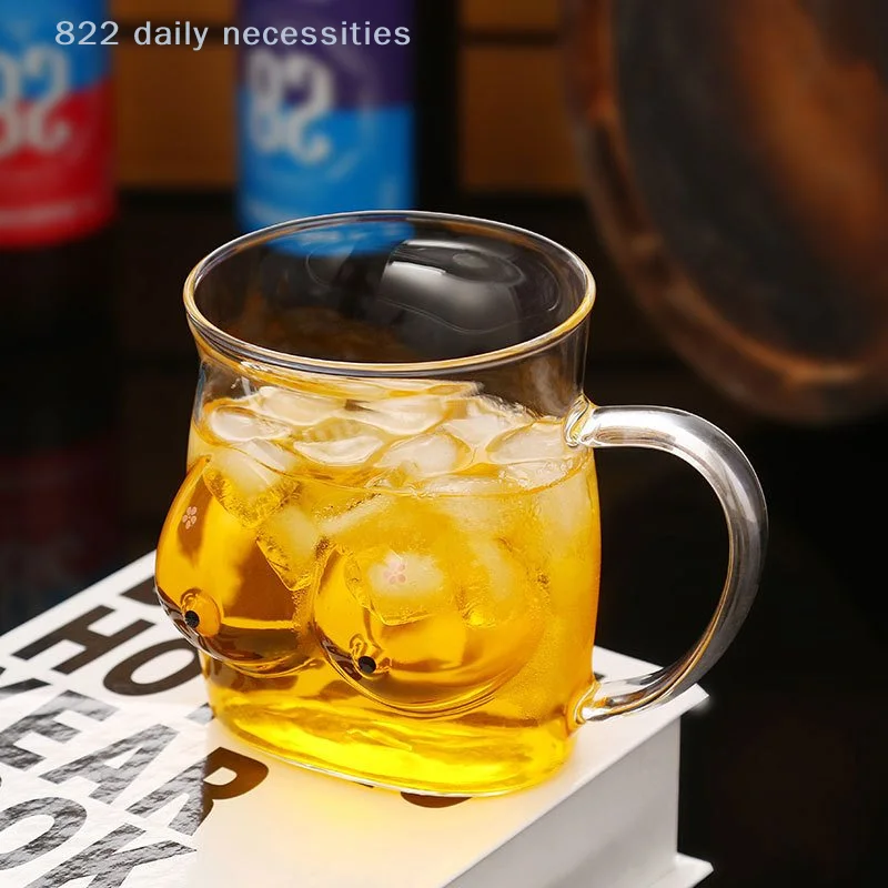 Creative Body Shape Glass Cup Whiskey Glasses Wine Shot Glass Cup Sexy Lady  Body Shape Chest Beer Cup for Vodka Whiskey Beer