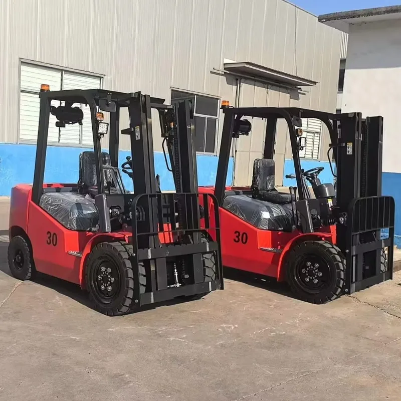 Forklift Lifting Truck 3Ton 2Ton CE EPA with Fork Positioner and Side Shifter Warehouse Forklift Farm