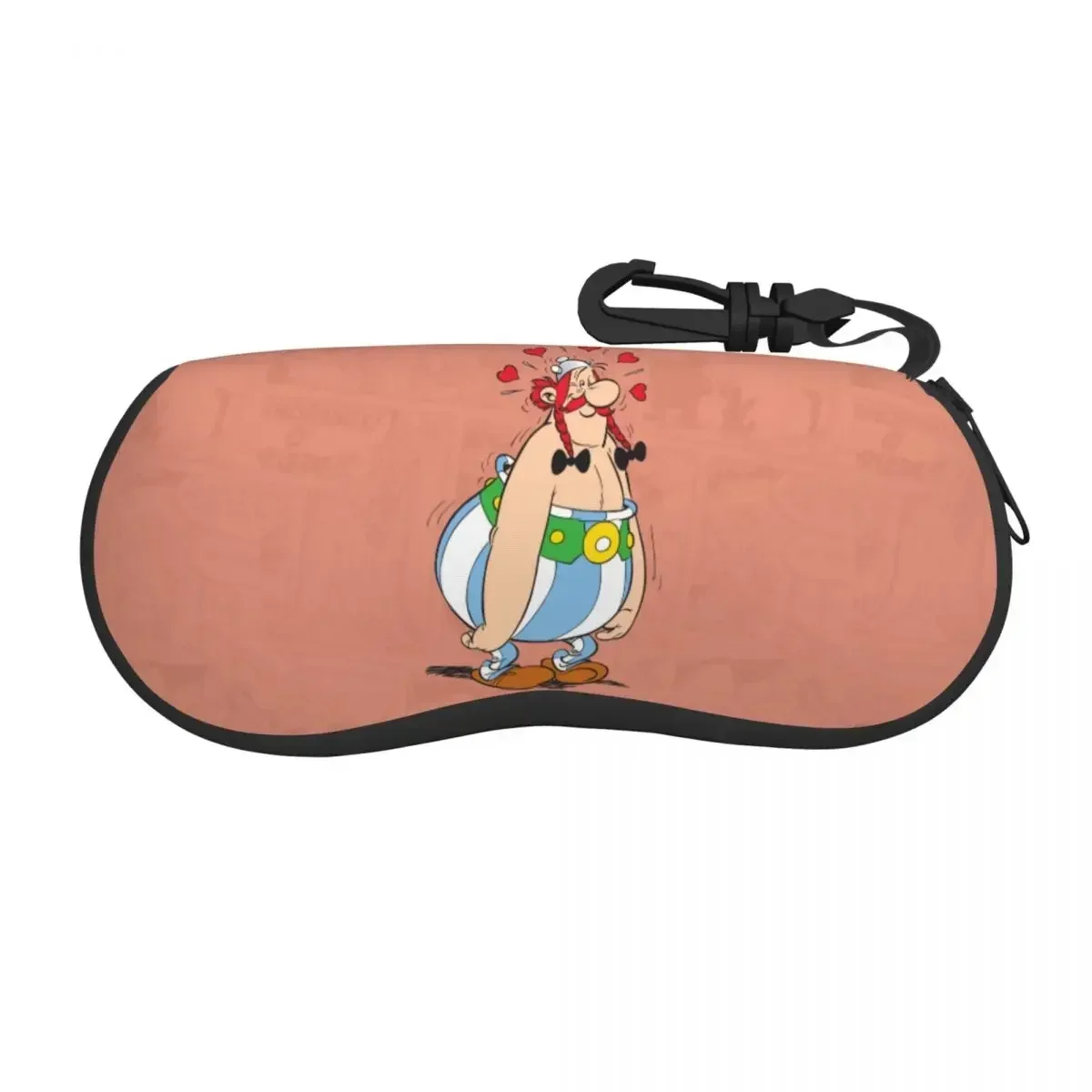 Custom Asterixs And Obelixs Adventure Comic Shell Glasses Case Unisex Travel Eyeglasses Case Sunglasses Protector Box