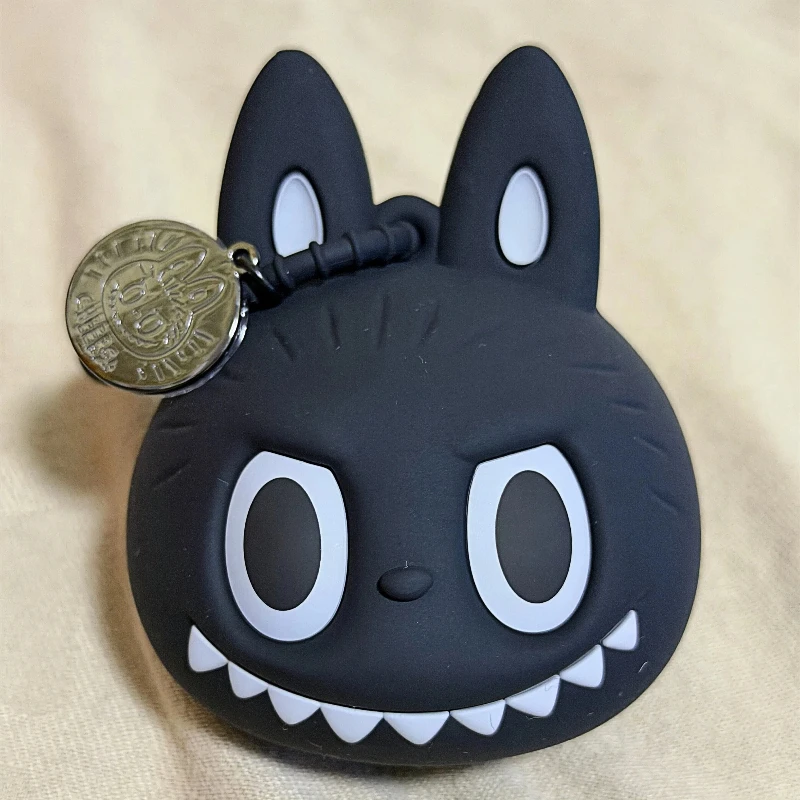 

POP MART Labubu Silicone Earphone Case Cute Cartoon Portable Phone Bag for Anime Lovers 10th Anniversary Series Trendy Blind