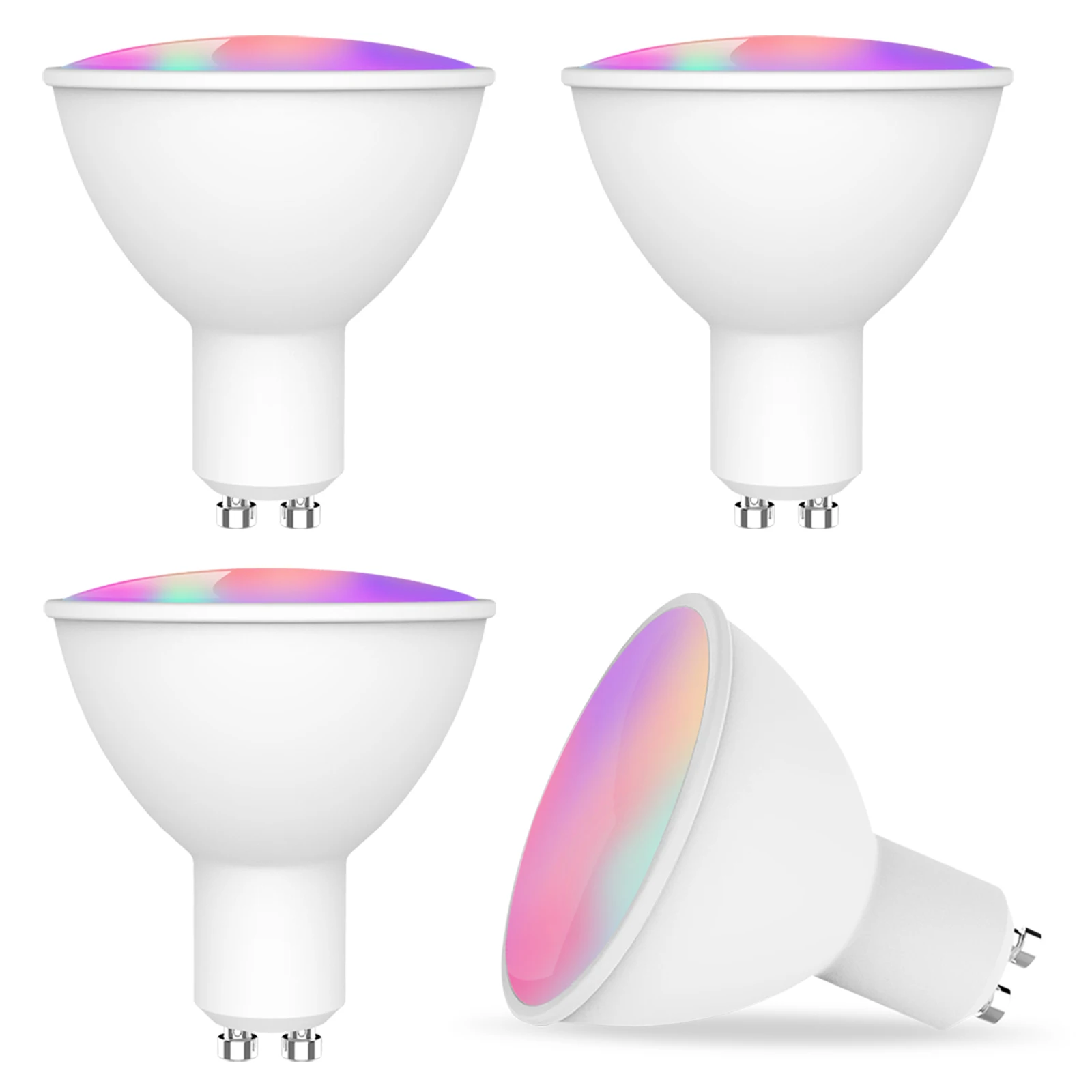 

Tuya WiFi/ZigBee GU10 WIFI Умные светодиодные лампы RGB C+W Белые 5 Вт Лампы с регулируемой яркостью Smart Life APP Control Лампочки Работа Alexa/Google