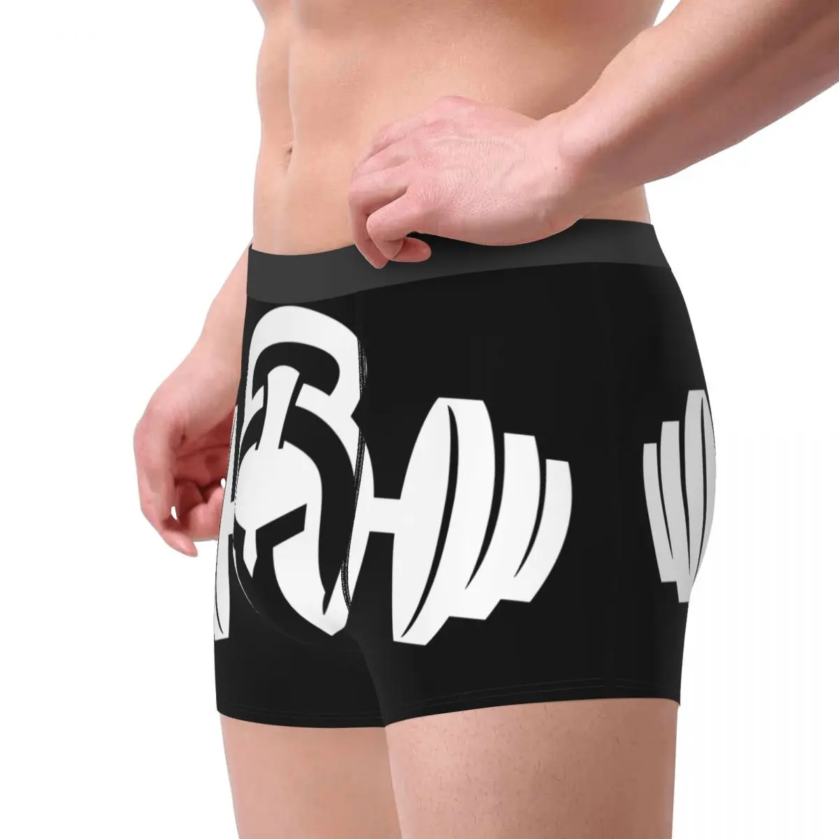 Grappige Spartaanse Sportschool Logo Boxers Shorts Slipje Heren Onderbroek Comfortabele Bodybuilding Fitness Spierslips Ondergoed