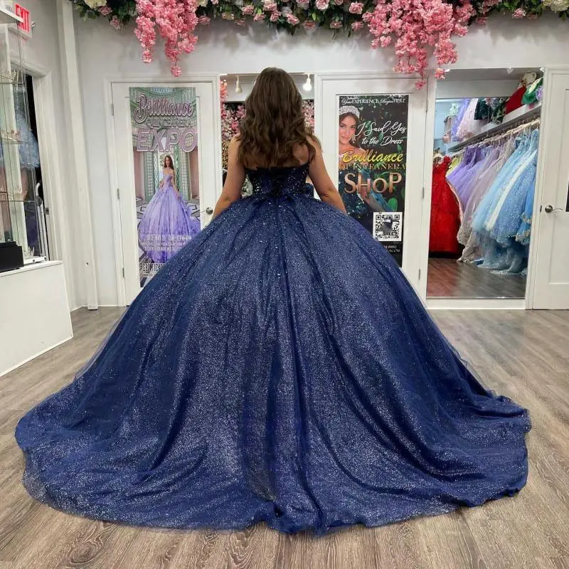 Exquisite Sweetheart Quinceanera Dress Rhinestones Sleeveless Cathedral Train Vestidos De 15 Anos Made To Order