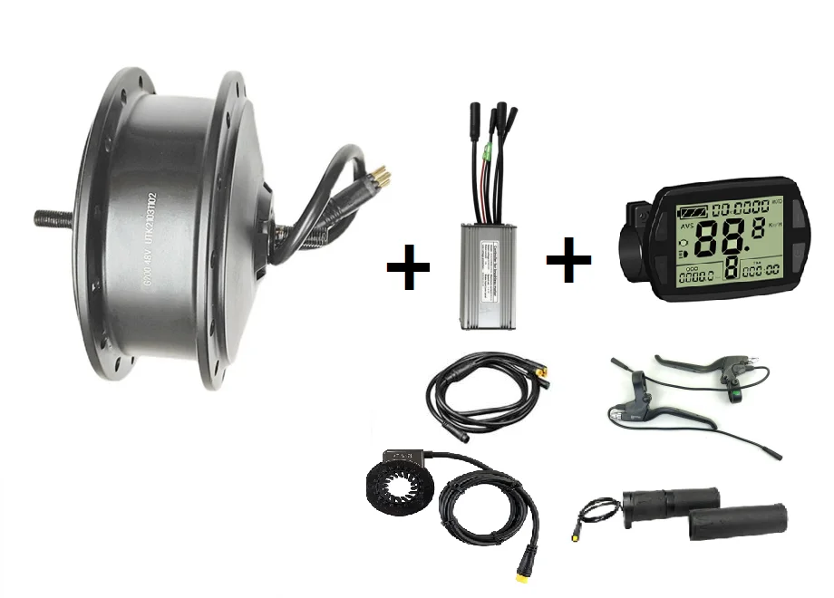 AKM-74MM 250W Hub Motor 36V  Bike Conversion Kits Front  Wheel Drive Electric Bicycle Engine Parts